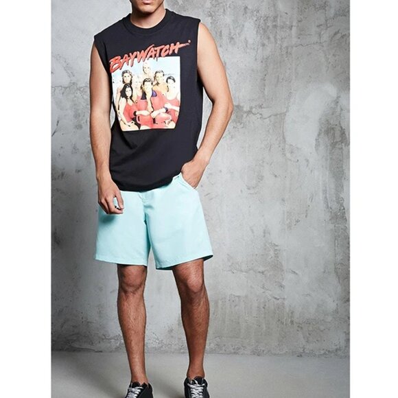 Official  Baywatch TV-Show Cast Graphic Black Tank Top Muscle Tee size XS - Picture 5 of 6